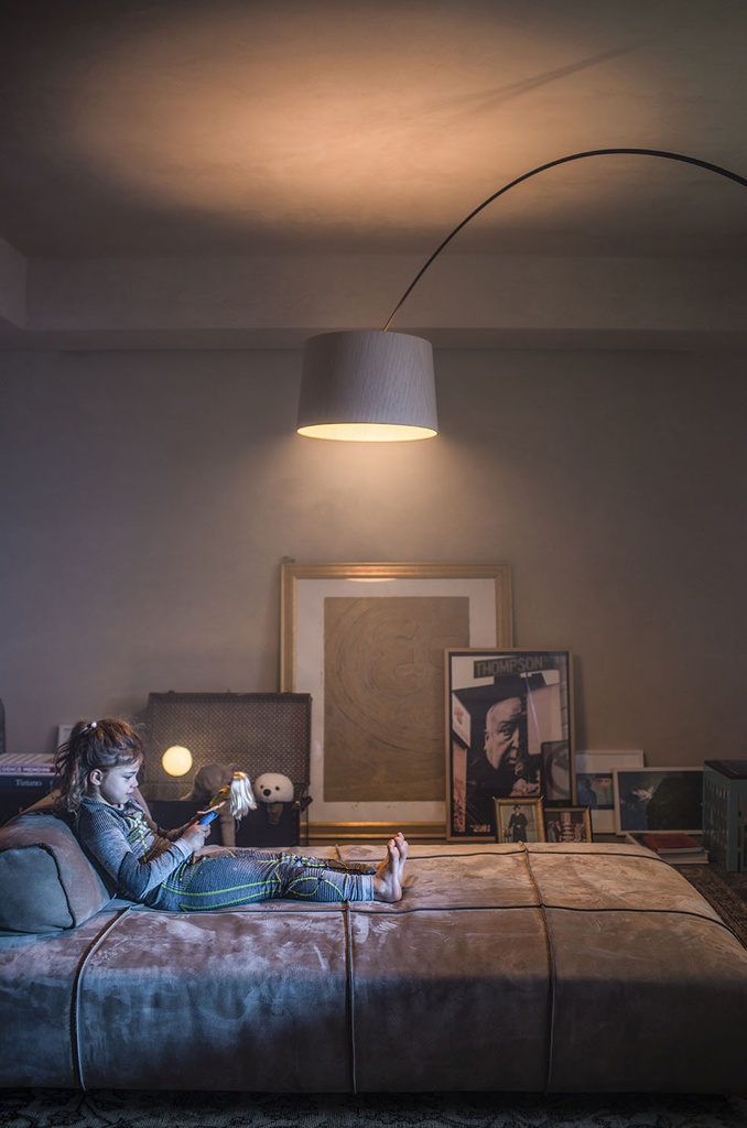 Foscarini Twiggy Elle Wood MyLight tunable white, Terra