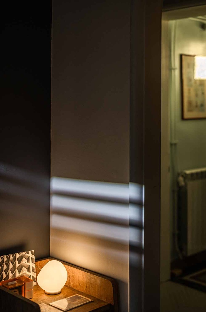 Foscarini Hoba midi dimmable, Tavolo