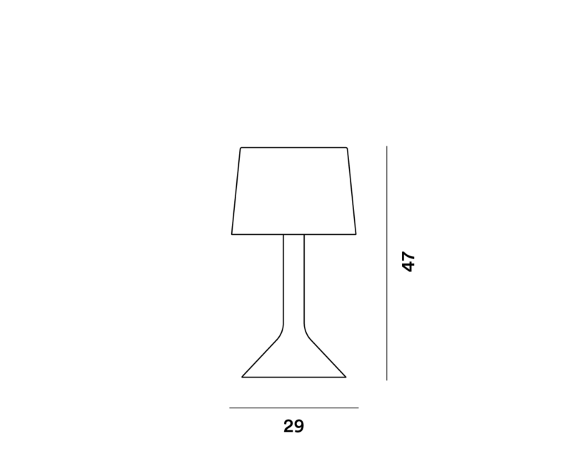 Foscarini Chapeaux V, Tavolo