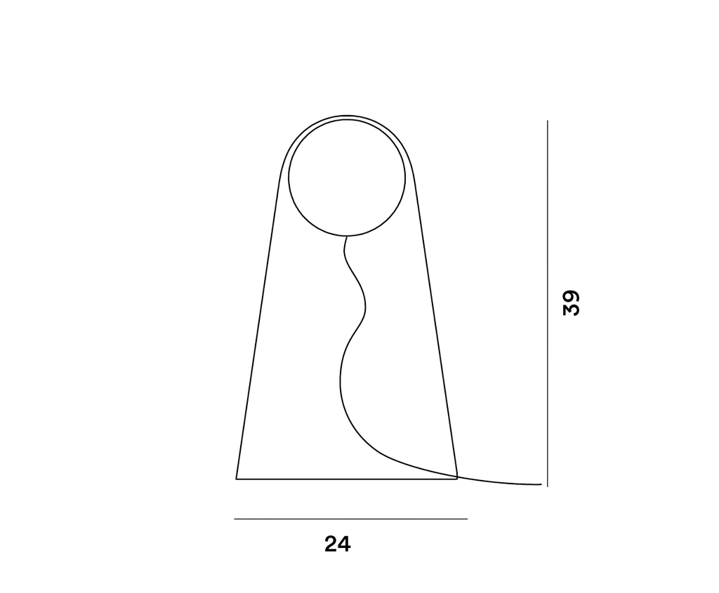 Foscarini Satellight with touch dimmer, Tavolo