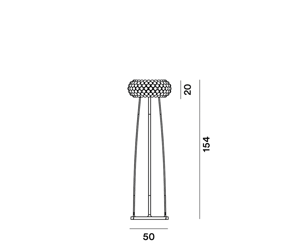 Foscarini Caboche Plus media, Terra