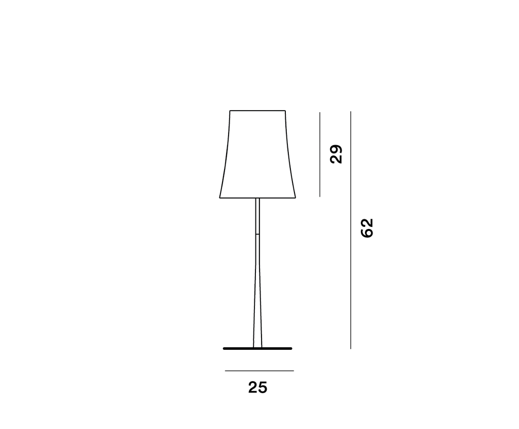Foscarini Birdie Easy grande, Tavolo