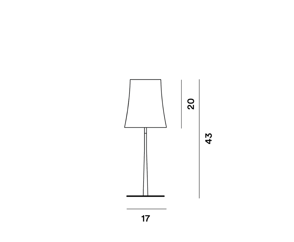 Foscarini Birdie Easy, Tavolo