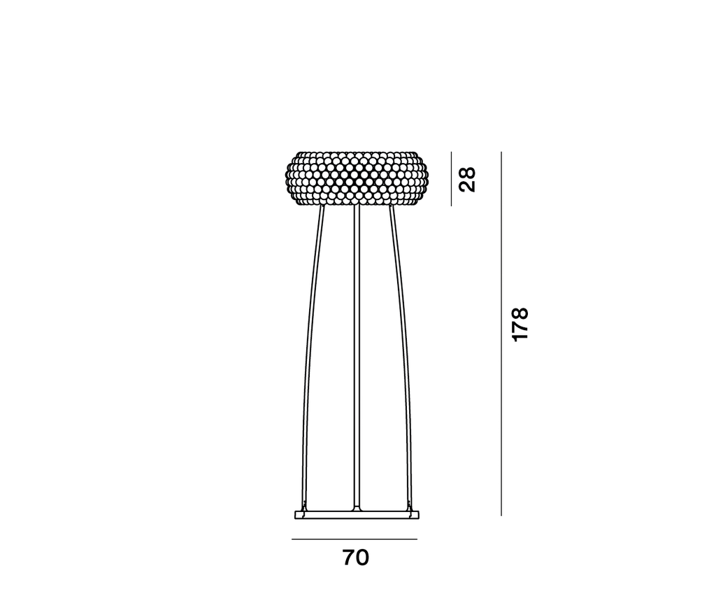 Foscarini Caboche Plus grande MyLight, Terra