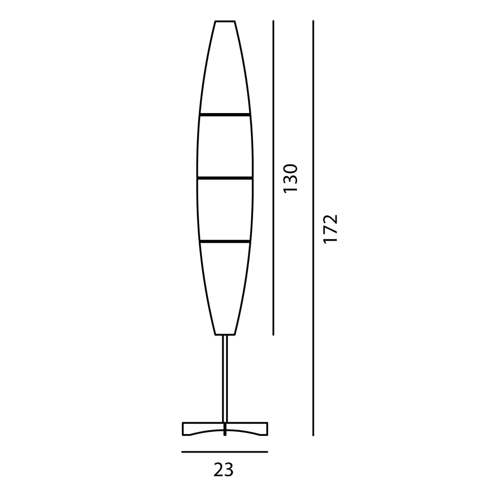 Foscarini Havana on/off alluminio, Terra