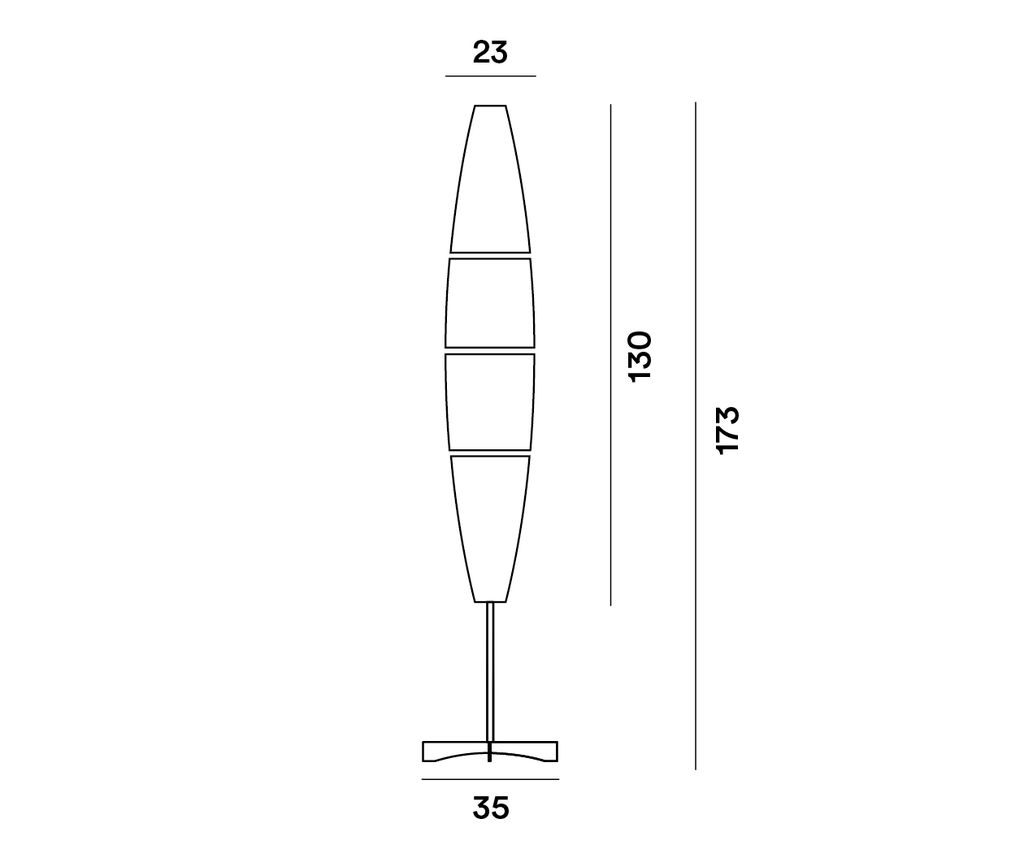 Foscarini Havana with dimmer cromo, Terra