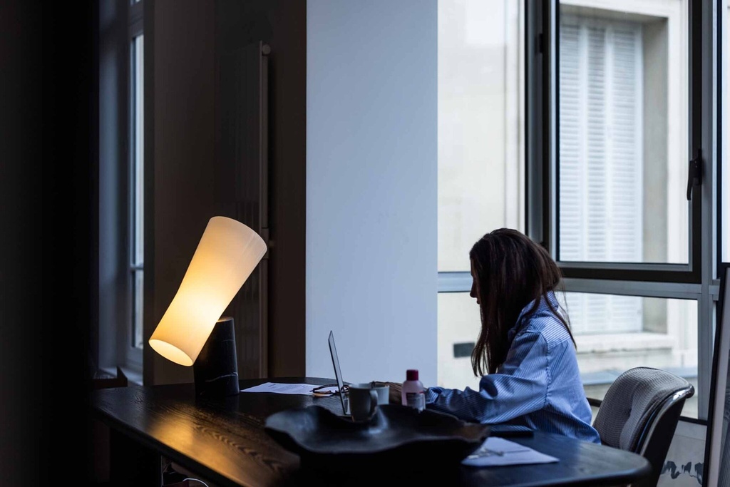 Foscarini Nile bianco, Tavolo