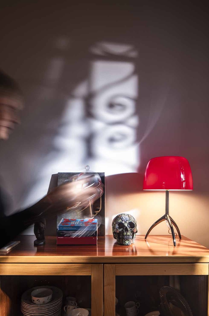 Foscarini Lumiere grande with dimmer colours, Tavolo