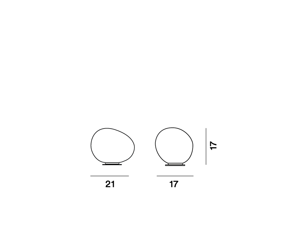 Foscarini Gregg MIDI bianco, Tavolo