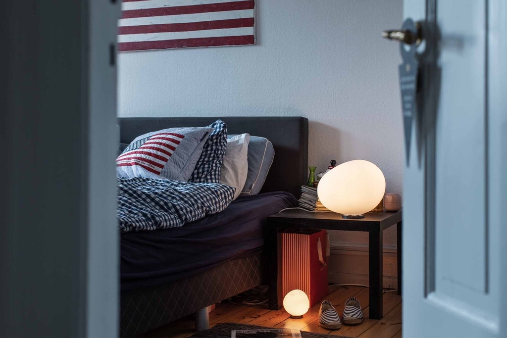 Foscarini Gregg MIDI bianco, Tavolo