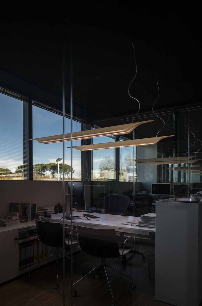Foscarini Troag media LED, Sospensione