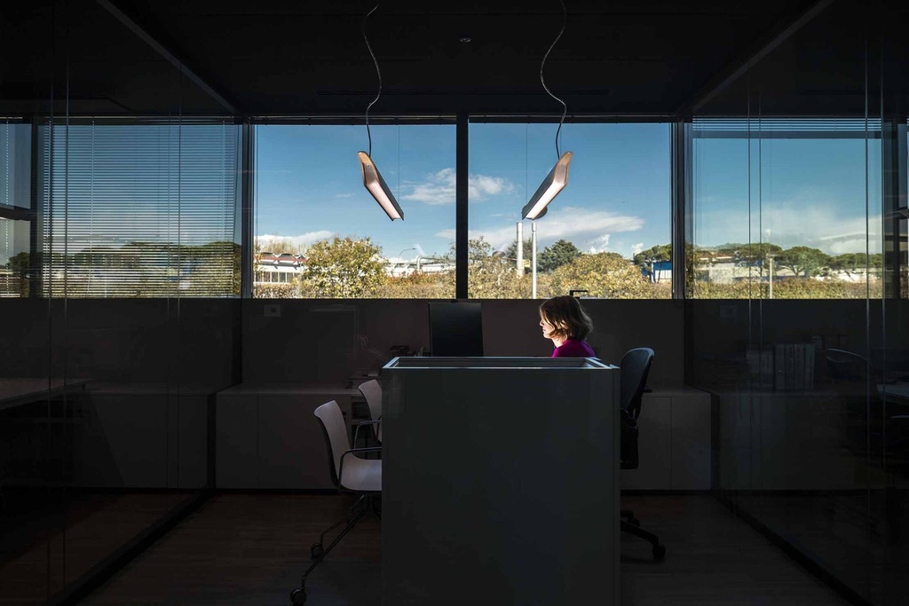 Foscarini Troag media LED, Sospensione