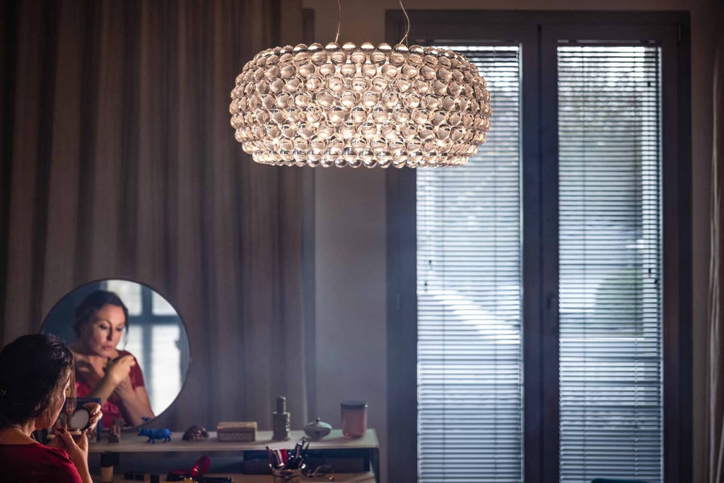 Foscarini Caboche Plus media LED dimmable, Sospensione