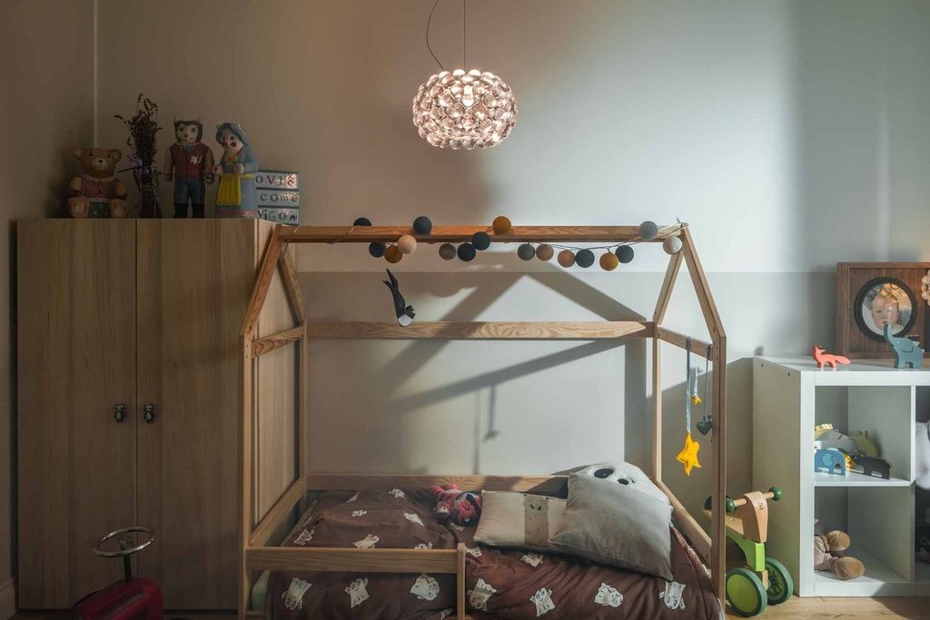 Foscarini Caboche Plus media LED dimmable, Sospensione