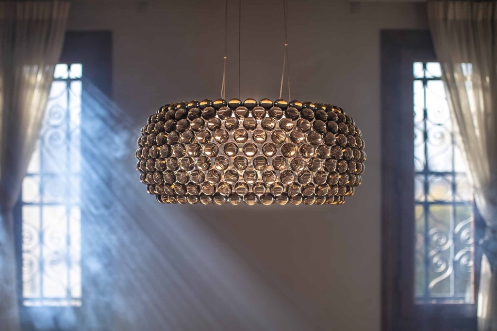 Foscarini Caboche Plus media LED dimmable, Sospensione
