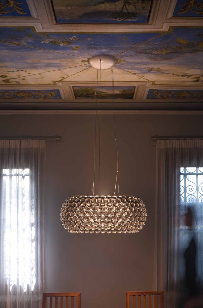 Foscarini Caboche Plus media LED dimmable, Sospensione