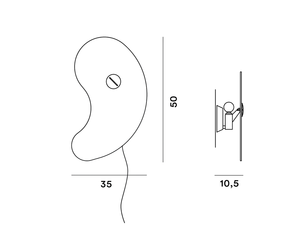 Foscarini Bit 1, Parete