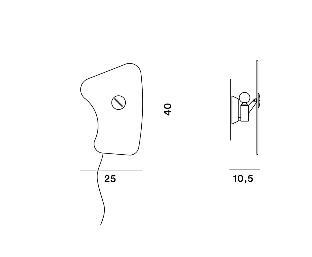 Foscarini Bit 5, Parete
