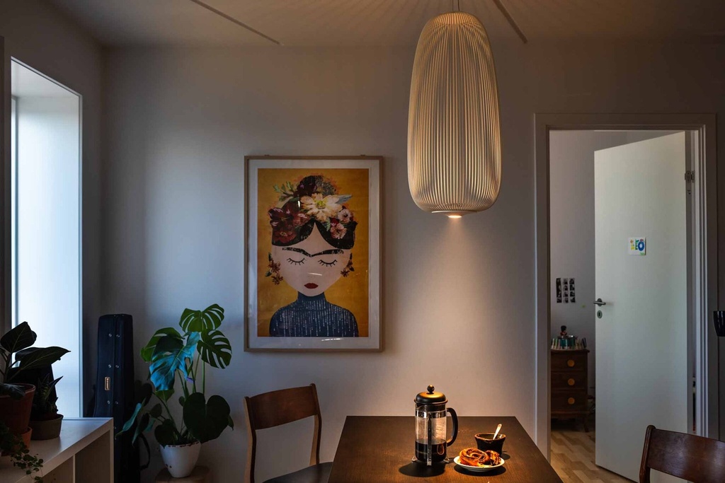 Foscarini Spokes 1 dimmable bianco, Sospensione