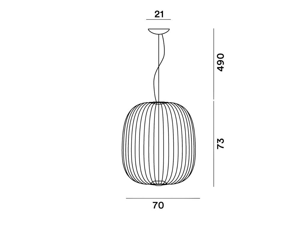 Foscarini Spokes 2 large MyLight bianco, Sospensione
