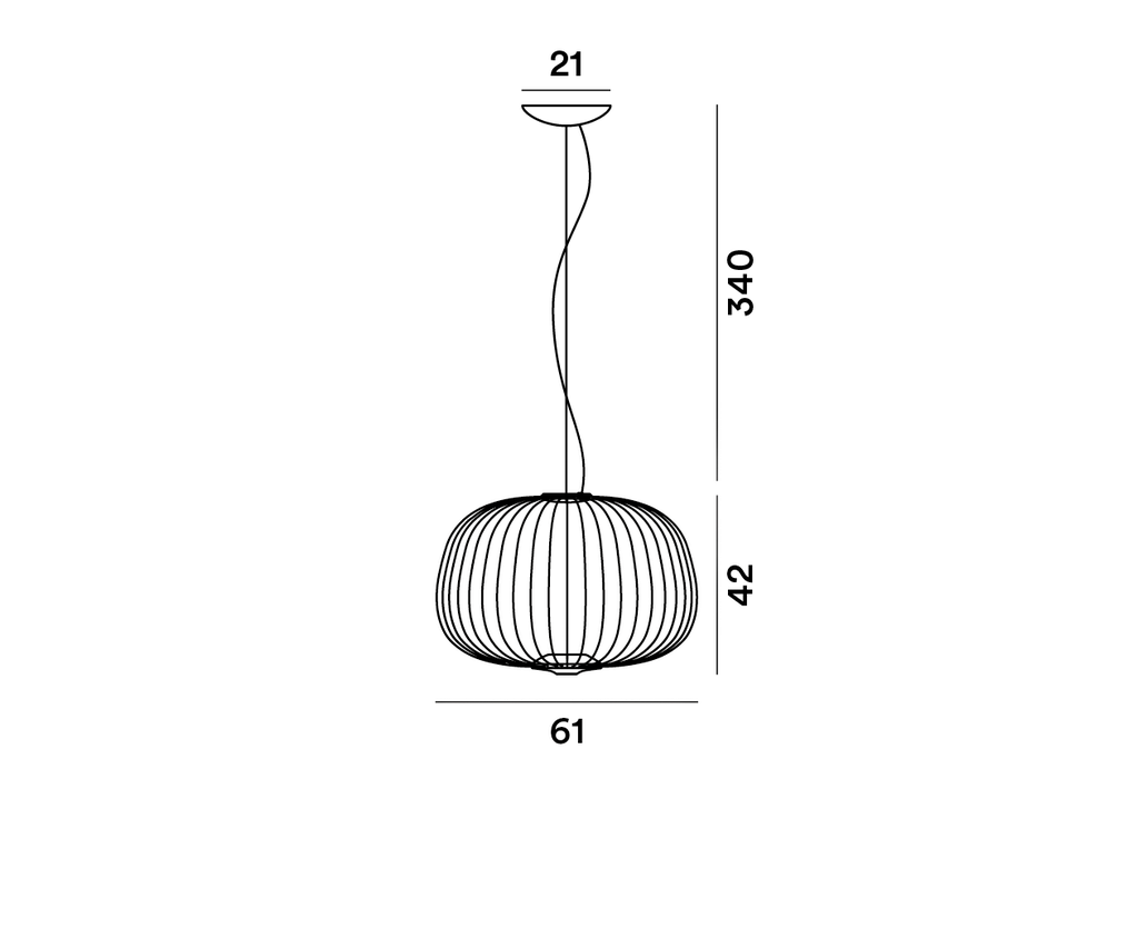 Foscarini Spokes 3 dimmable bianco, Sospensione