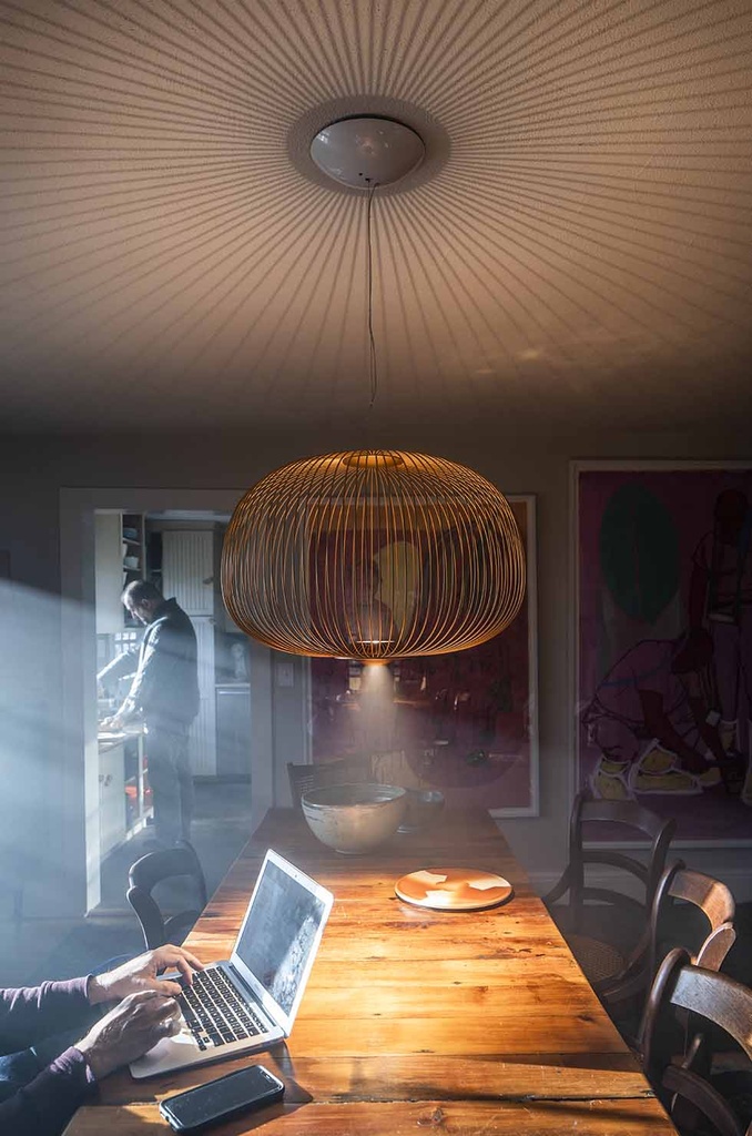 Foscarini Spokes 3 dimmable bianco, Sospensione