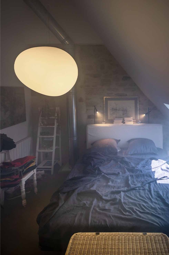Foscarini Gregg MIDI bianco, Sospensione