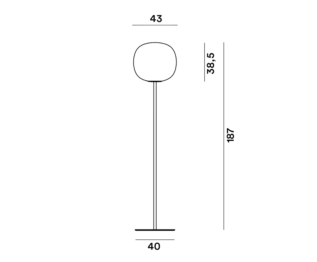 Foscarini Gem terra bianco