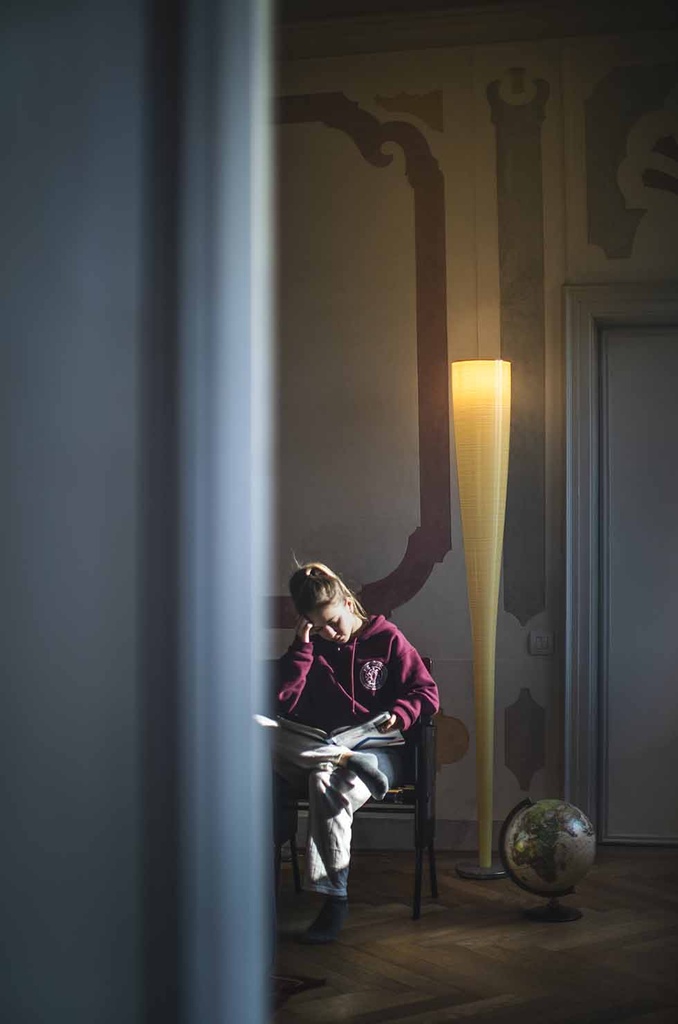 Foscarini Mite LED nero, Terra