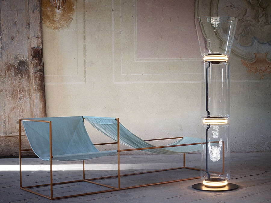 Flos NOCTAMBULE FLOOR 2 High Cylinders & Cone Small Base