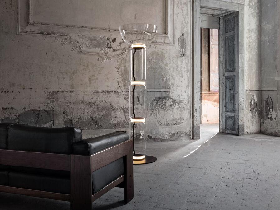 Flos NOCTAMBULE FLOOR 3 High Cylinders & Bowl Big Base