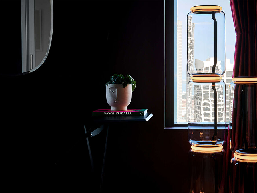Flos NOCTAMBULE FLOOR 3 High Cylinders Small Base