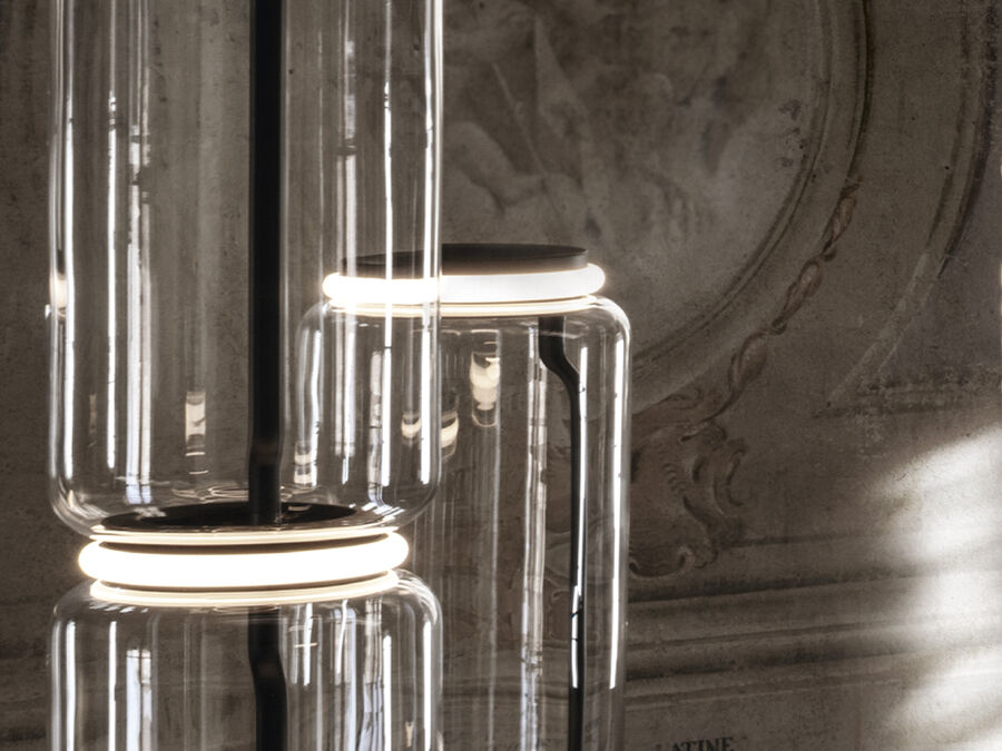 Flos NOCTAMBULE FLOOR 4 Low Cylinders Small Base