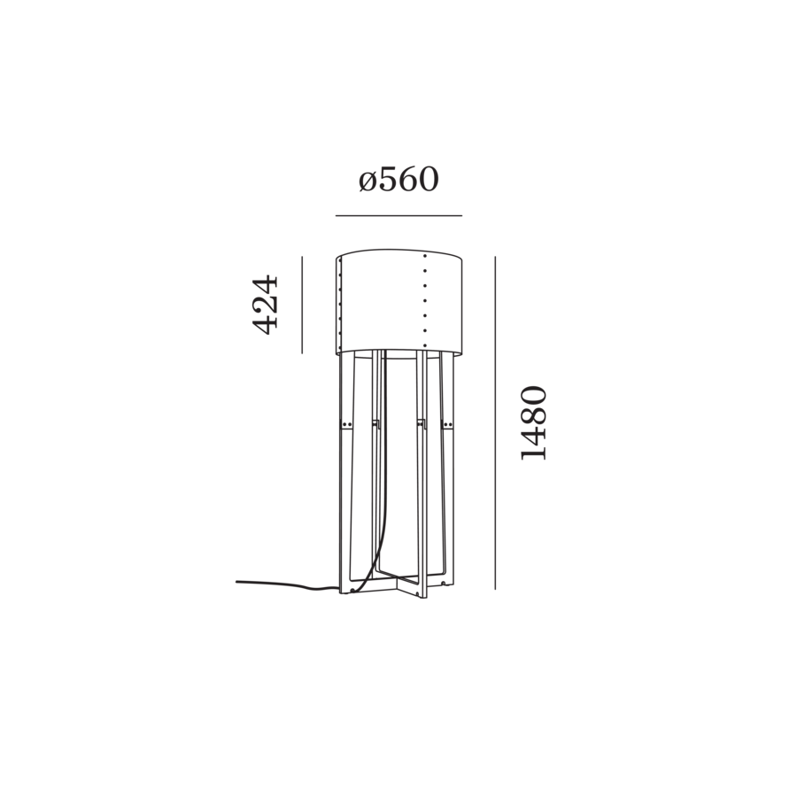 Foscarini Caboche Plus piccola on/off, Sospensione