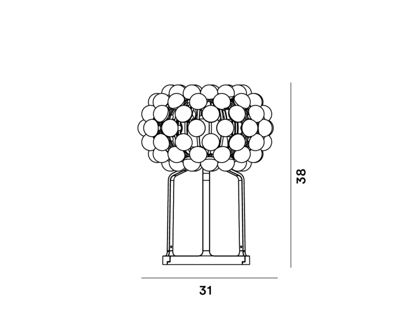 Foscarini Caboche Plus, Tavolo