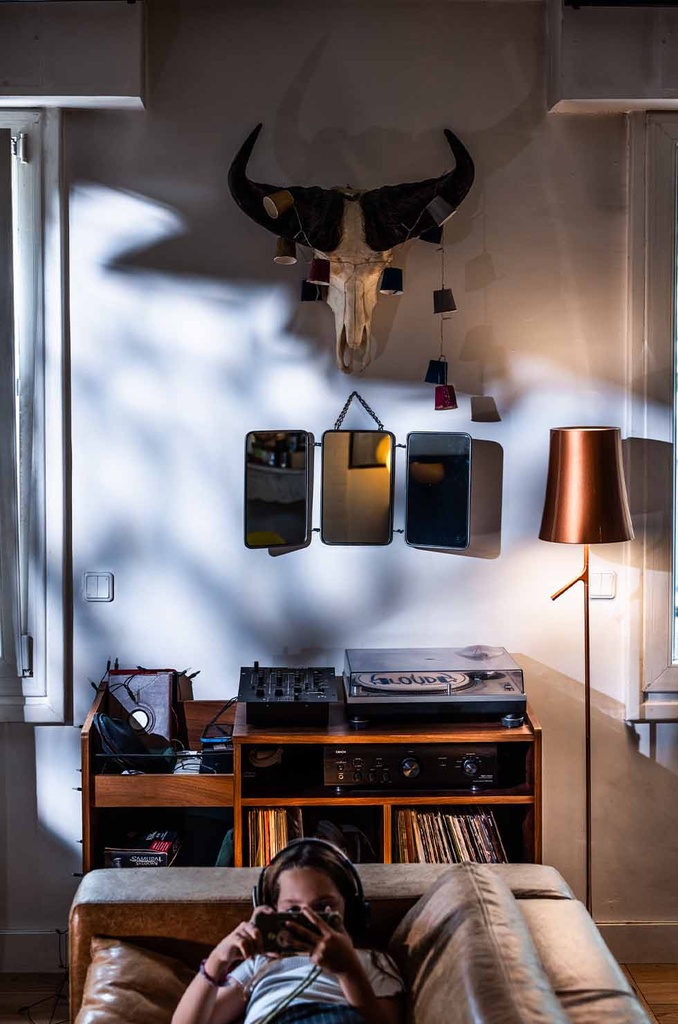 Foscarini Birdie LED with touch dimmer, Terra