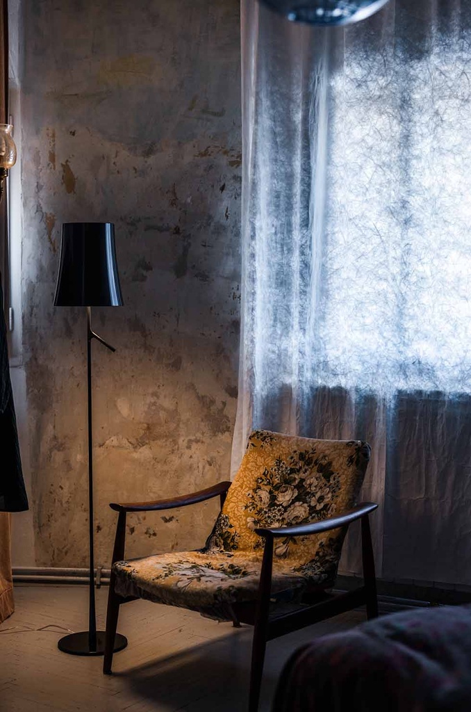 Foscarini Birdie LED with touch dimmer, Terra