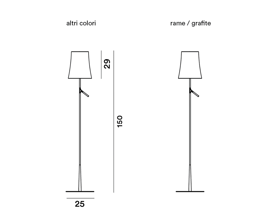 Foscarini Birdie on/off, Terra