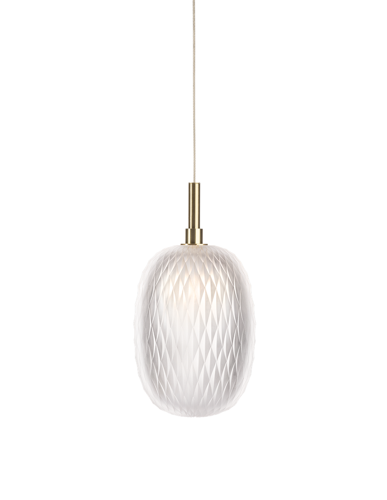 Bomma Metamorphosis pendant large without canopy, clear glass