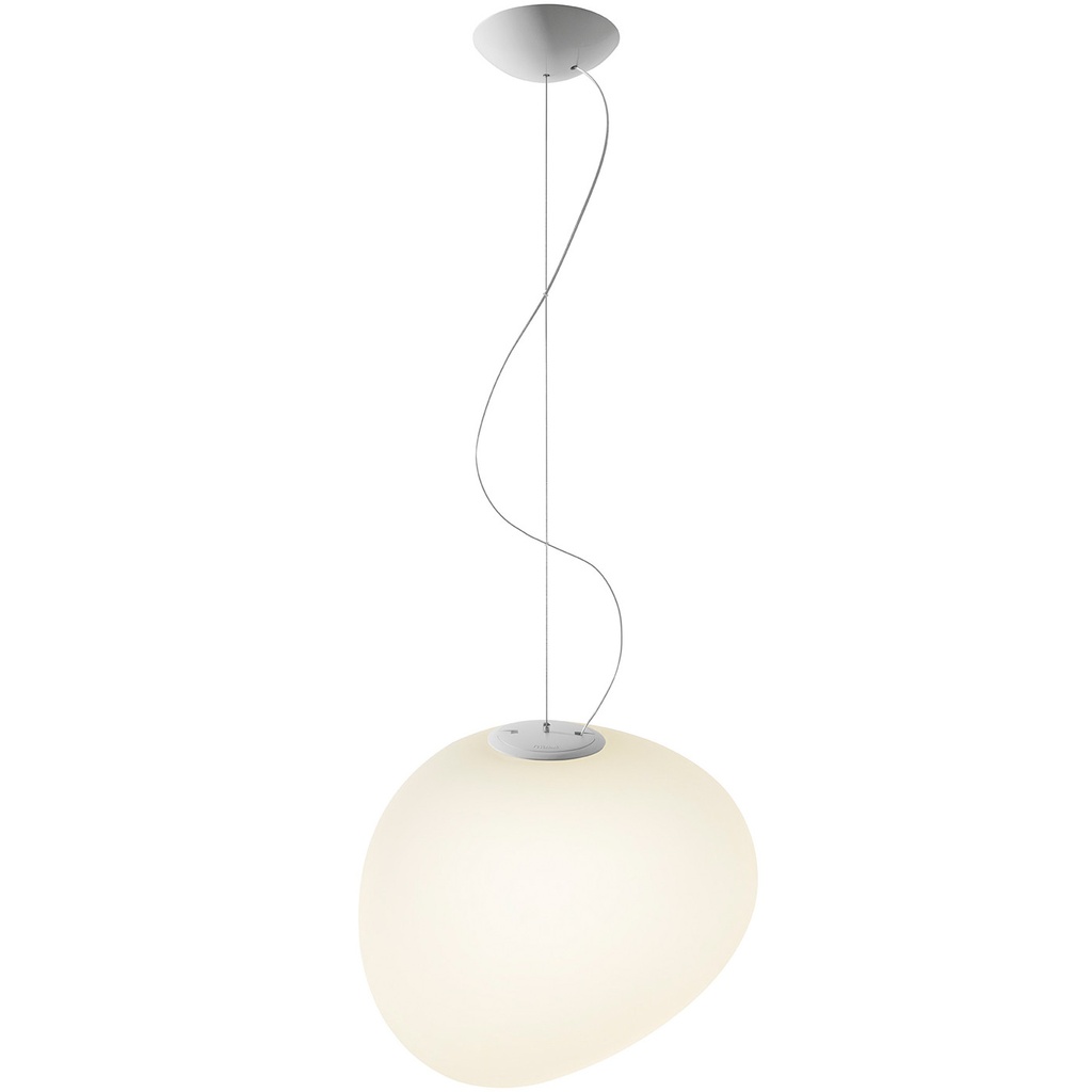 Foscarini Gregg grande bianco, Sospensione