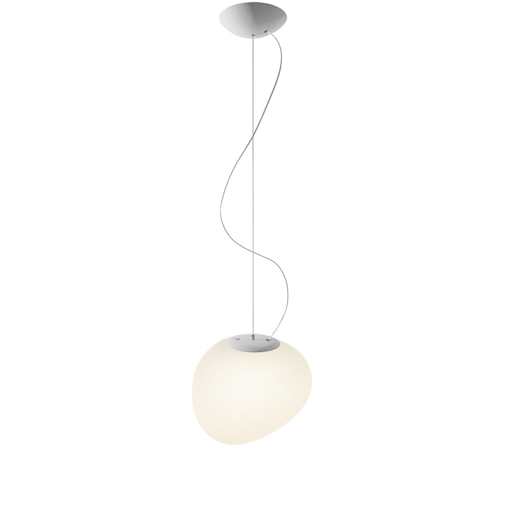 Foscarini Gregg MIDI bianco, Sospensione