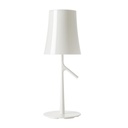 Foscarini Birdie LED piccola with touch dimmer, Tavolo (bianco)
