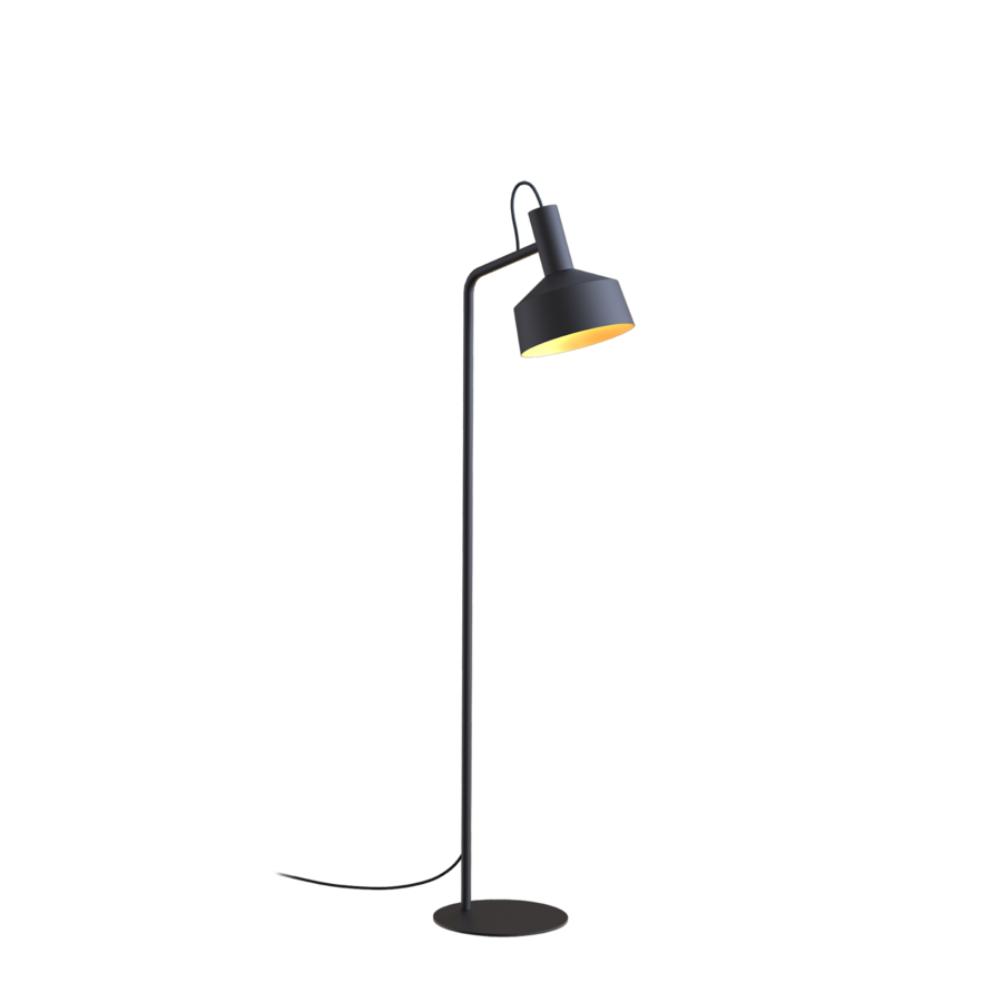 Wever & Ducré ROOMOR FLOOR 1.2 shade Jet Black + Gold