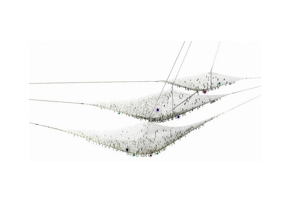 Ingo Maurer Lacrime del Pescatore, Suspended