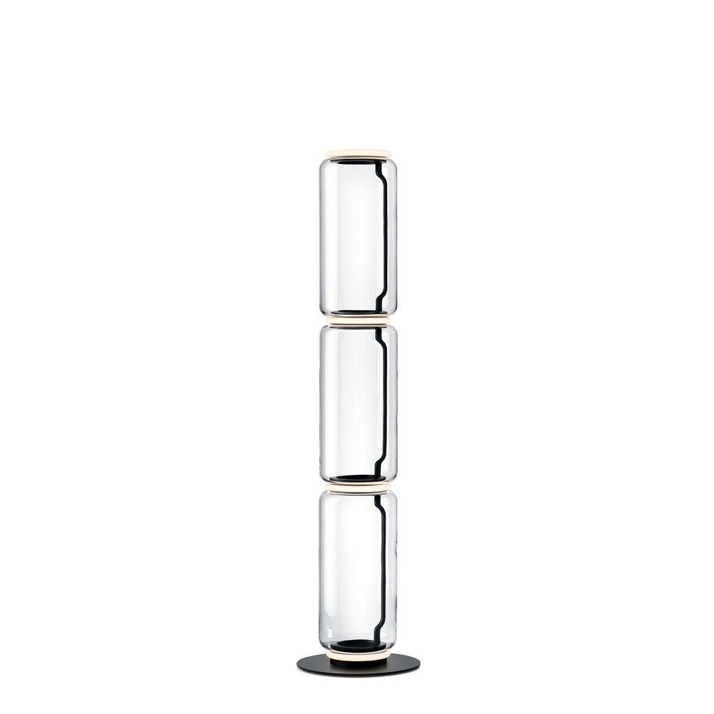 Flos NOCTAMBULE FLOOR 3 High Cylinders Small Base