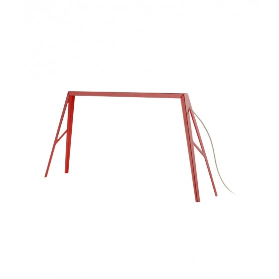 Foscarini Bridge 1 rosso scuro, Tavolo