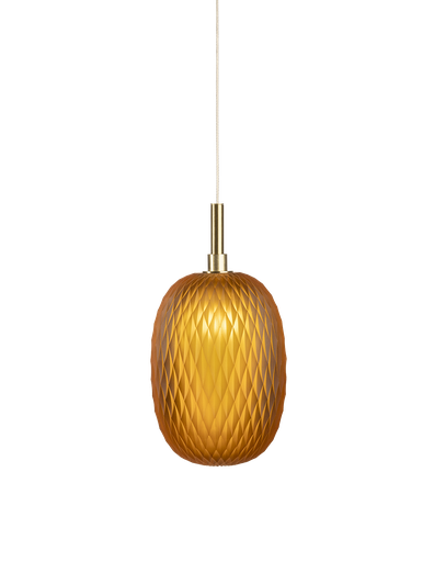 Bomma Metamorphosis single pendant large with canopy, colour glass