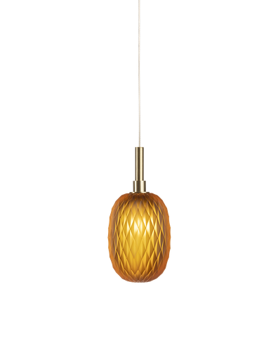 Bomma Metamorphosis single pendant small with canopy, colour glass