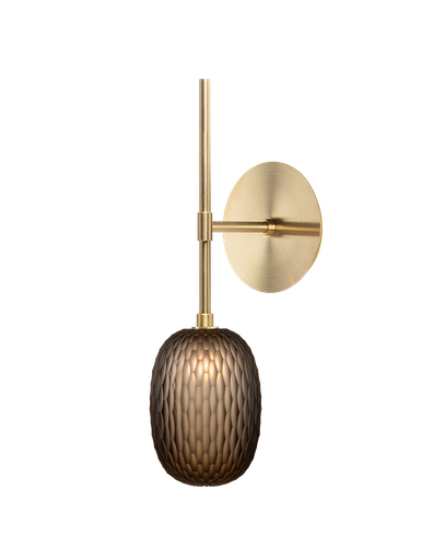 Bomma Metamorphosis wall lamp large pendant - option A without wall box, colour glass