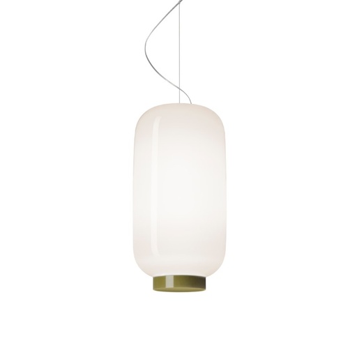 Foscarini Chouchin 2 Reverse LED bianco/verde, Sospensione
